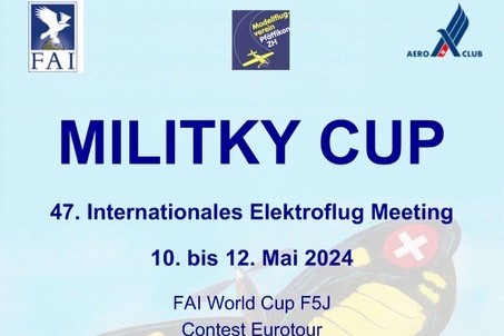 MILITKY CUP - 47. Internationales Elektroflug Meeting