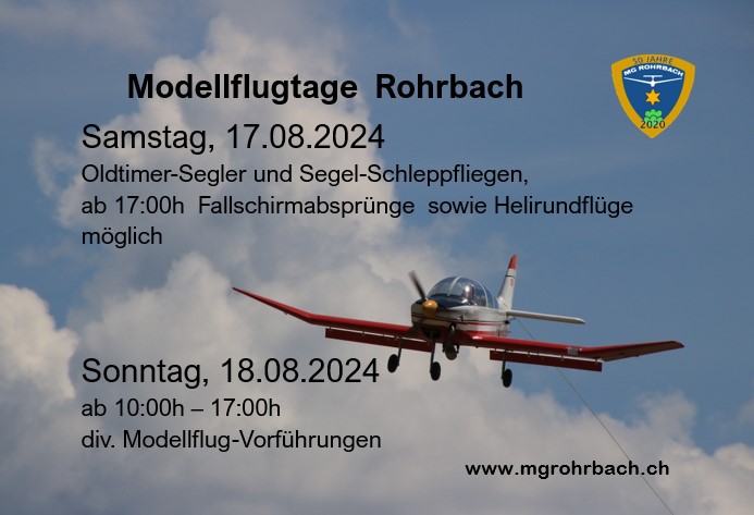 Segelflug - Schleppfliegen MG Rohrbach